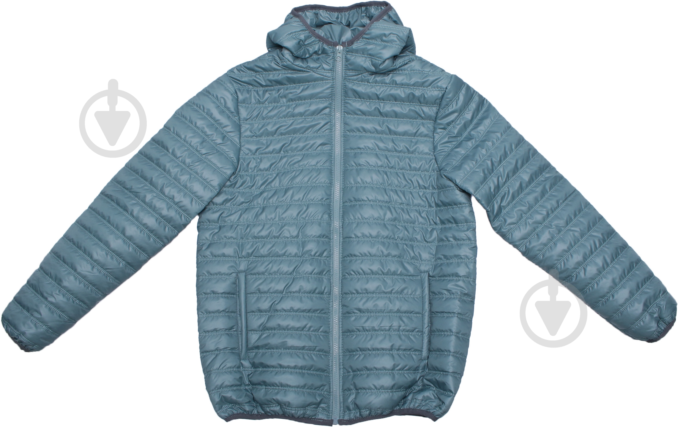 Куртка детская для девочки Білтекс стеганая р.164 зеленый - фото 2