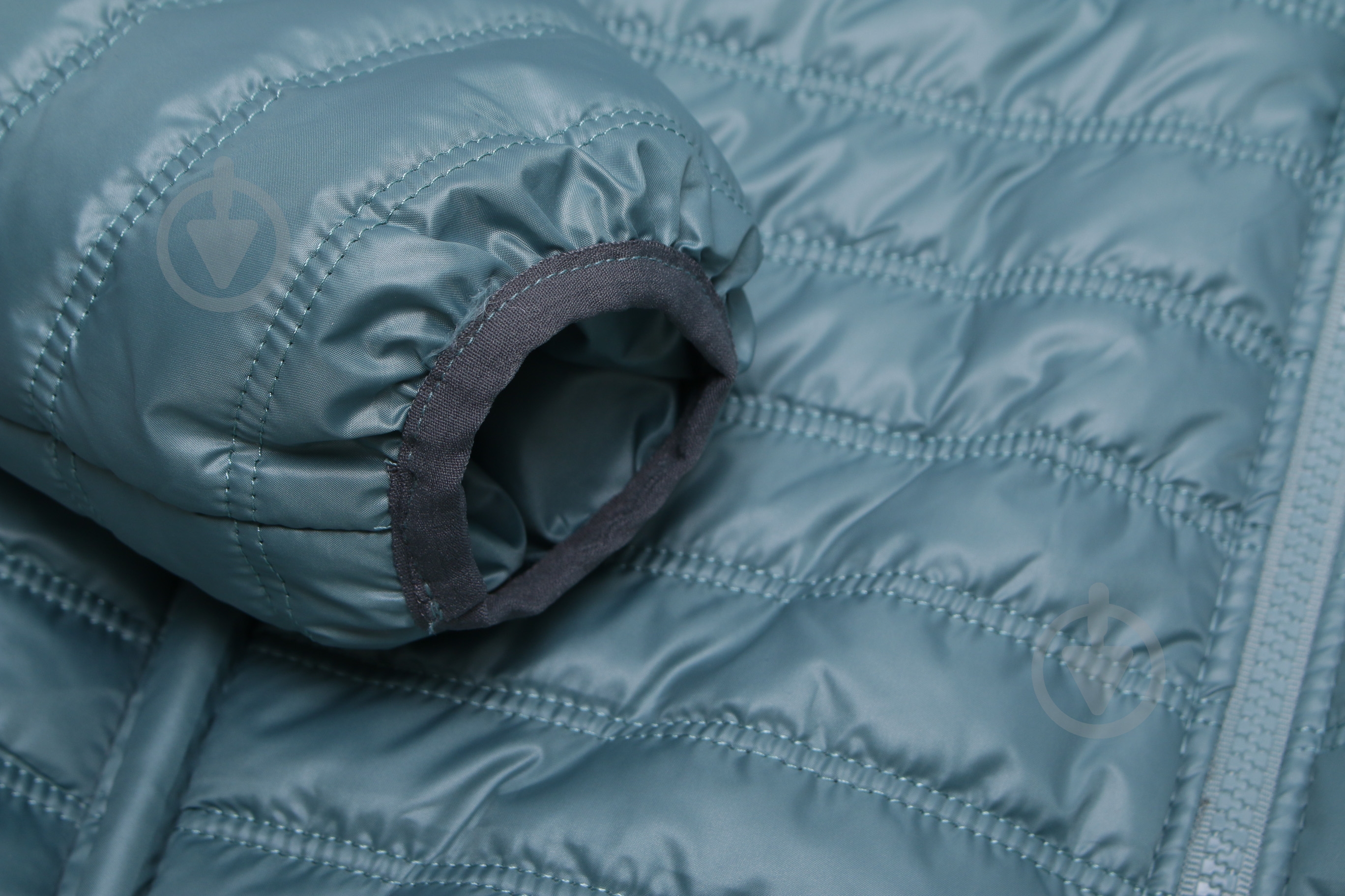 Куртка детская для девочки Білтекс стеганая р.164 зеленый - фото 7