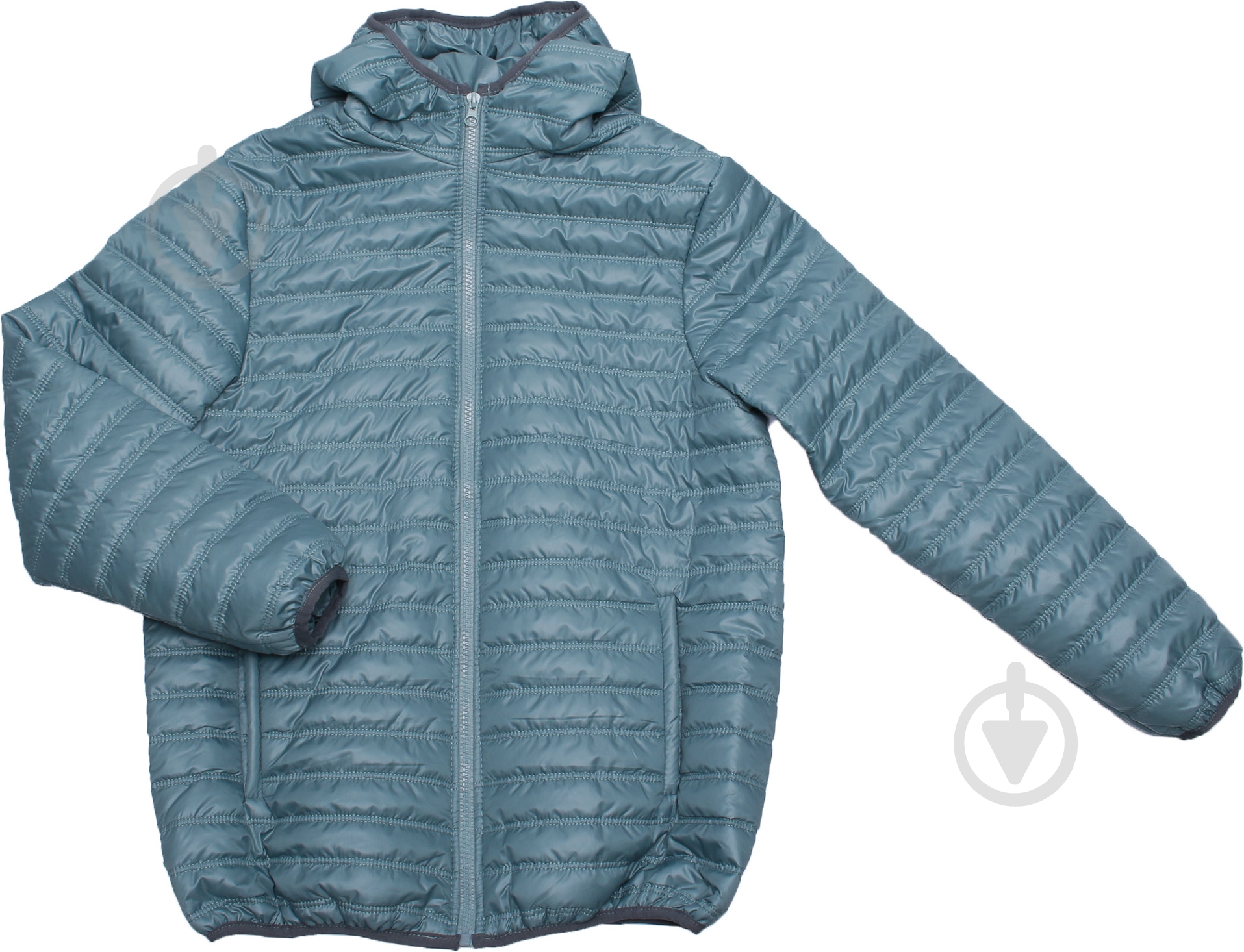 Куртка детская для девочки Білтекс стеганая р.164 зеленый - фото 3