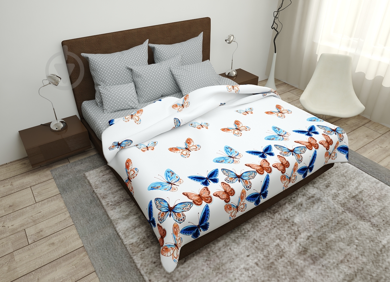 Наволочка бязь 17-0171 Amareynt 60x60 см мульти MirSon - фото 1 Наволочка бязь 17-0171 Amareynt 60x60 см мульти MirSon - фото 1