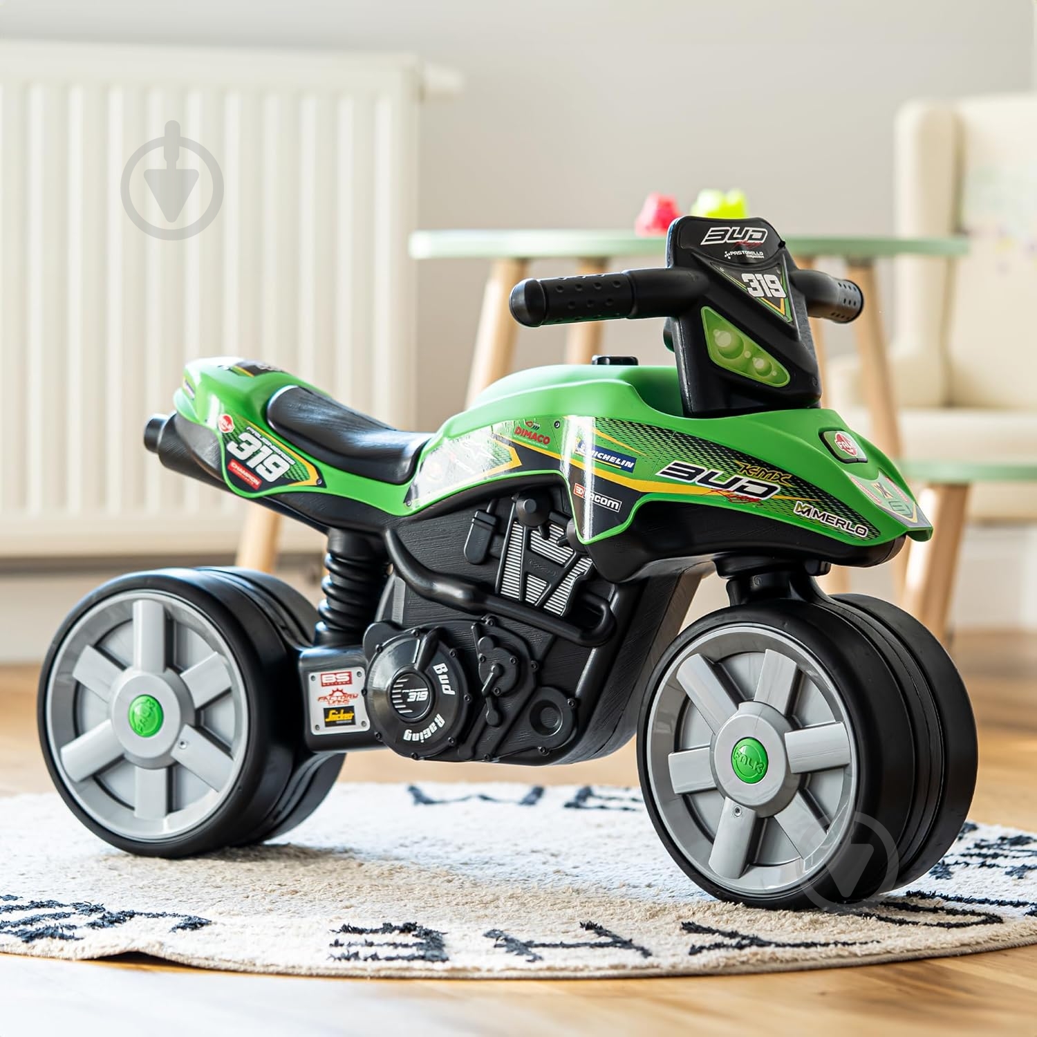 Беговел Falk Bud Racing зеленый 502BRS - фото 3