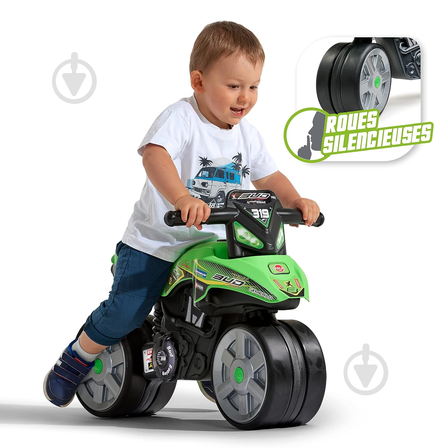 Беговел Falk Bud Racing зеленый 502BRS - фото 5