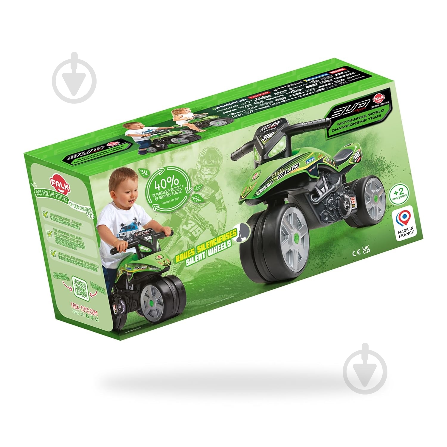 Беговел Falk Bud Racing зеленый 502BRS - фото 6
