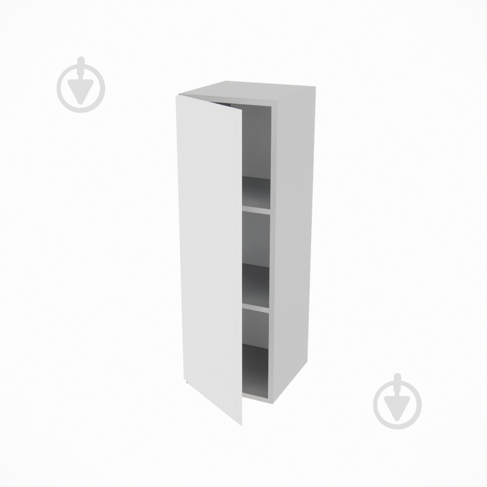 Шафа Влада (В 30/30Ск (920)ліва) білий шовк/попелястий Світ Меблів - фото 2 Шафа Влада (В 30/30Ск (920)ліва) білий шовк/попелястий Світ Меблів - фото 2