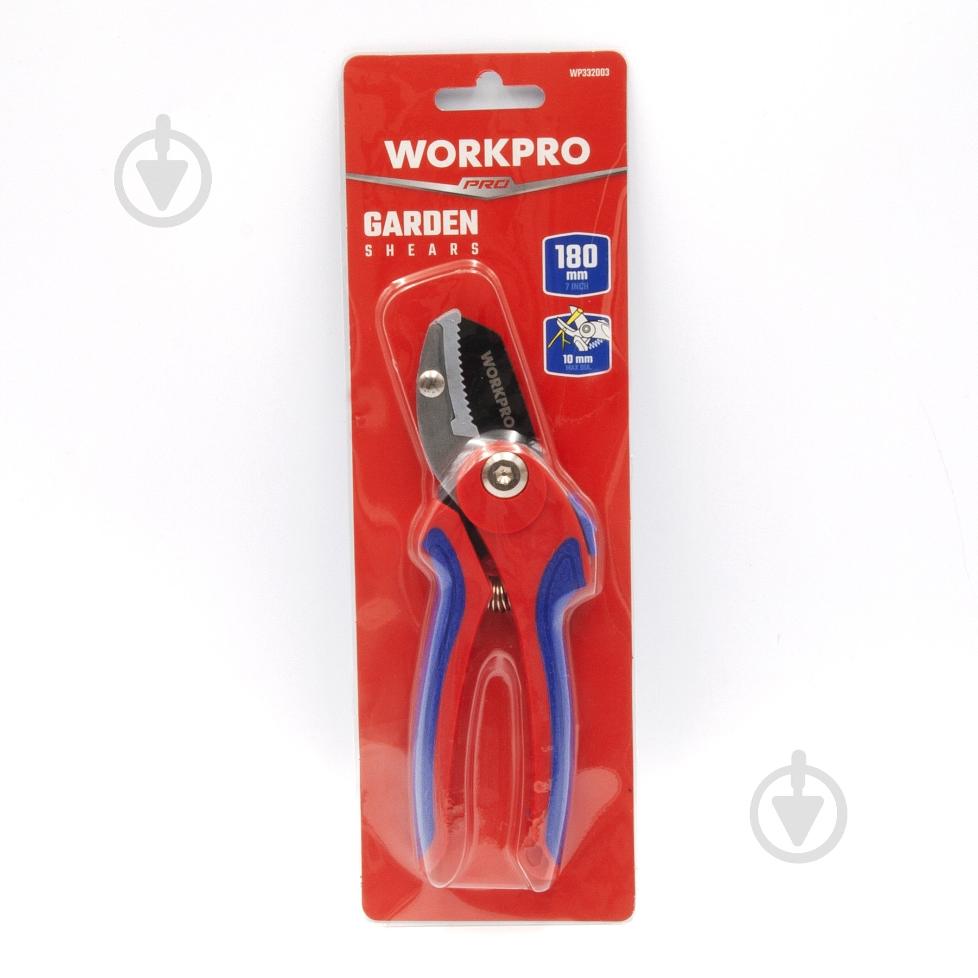 Секатор садовый WORKPRO с наковальней (WP332003) - фото 3