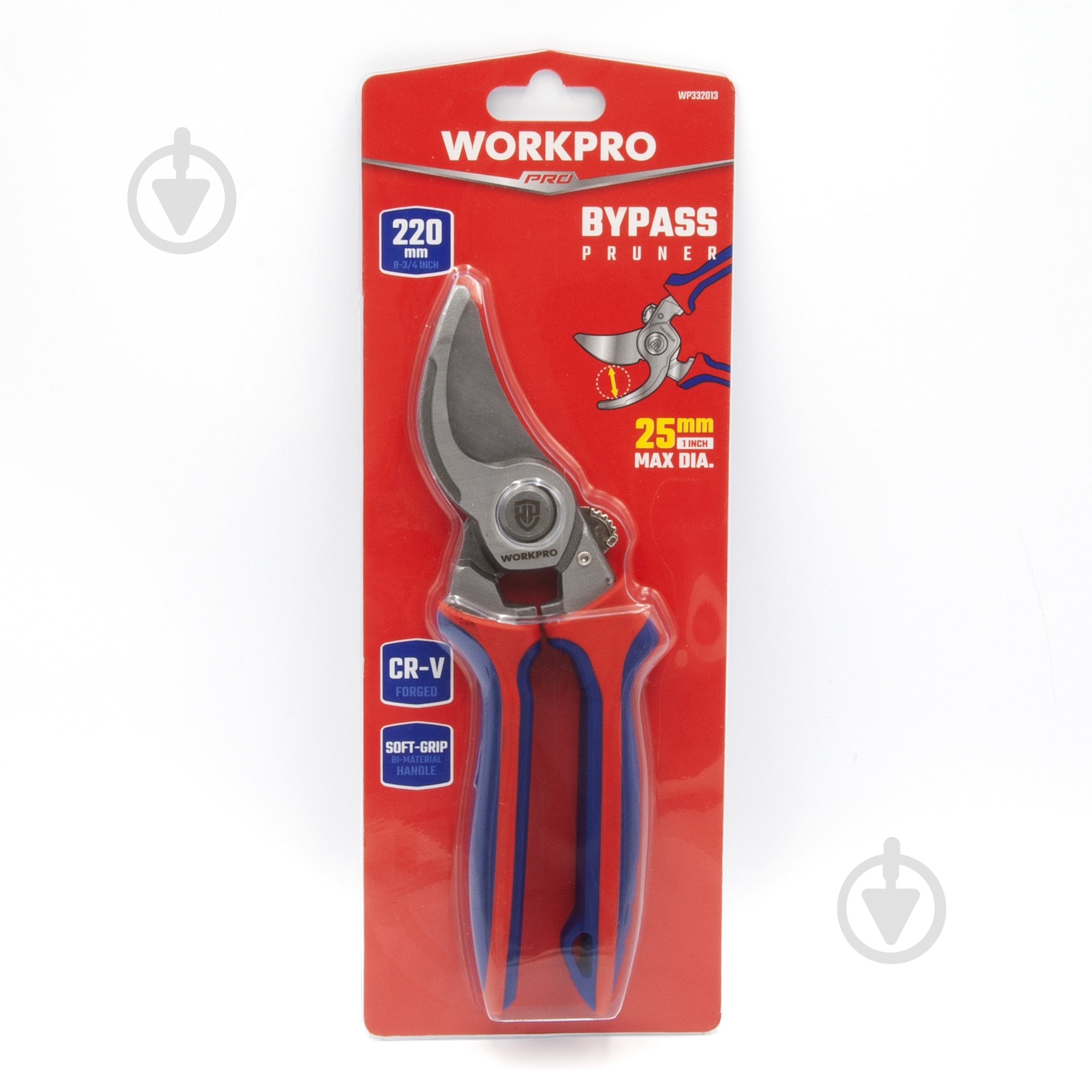Секатор садовый WORKPRO CR-V PRO (WP332013) - фото 7