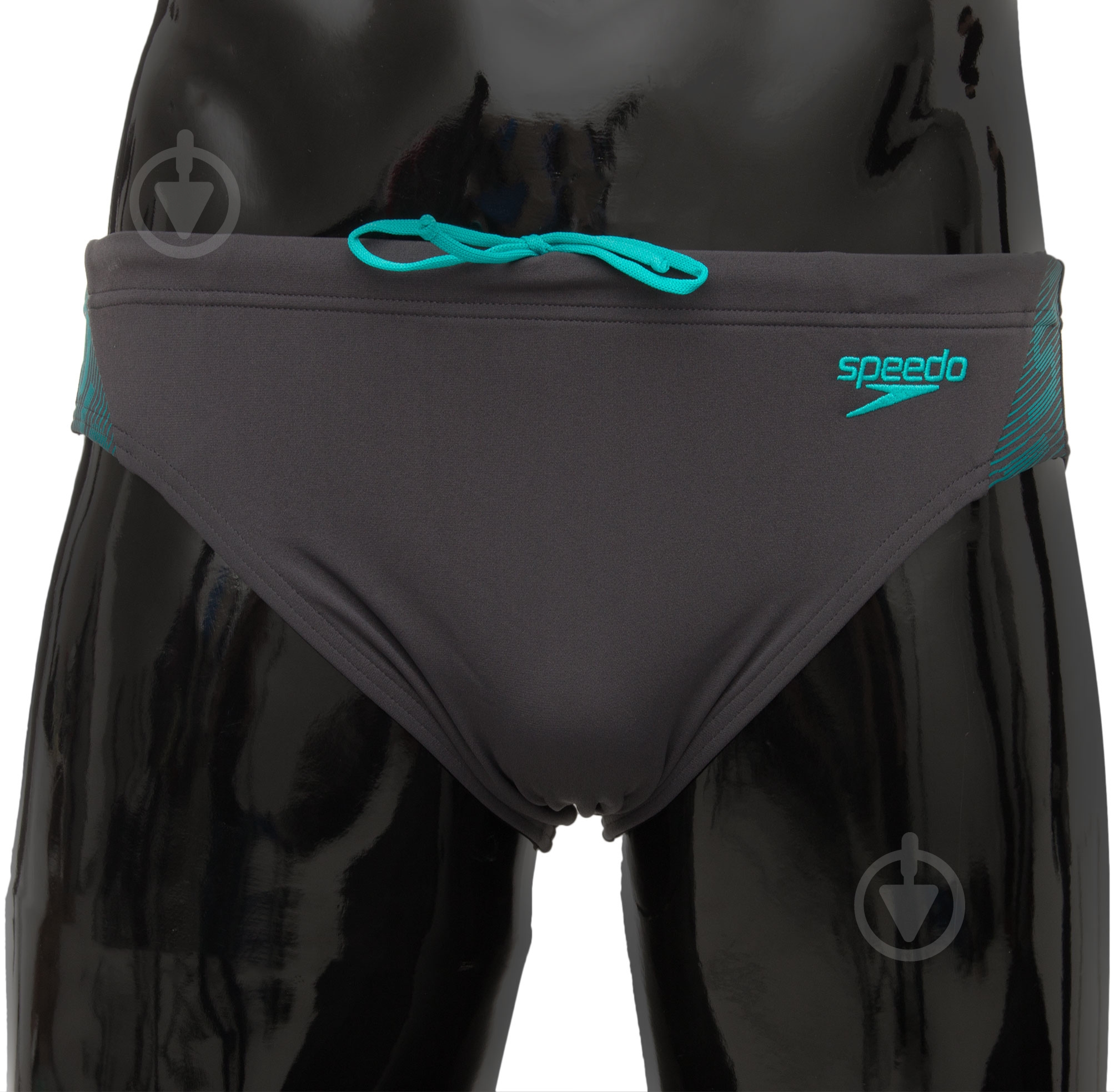 Плавки Speedo 8-08741B070 р.40 серый с бирюзовым - фото 1