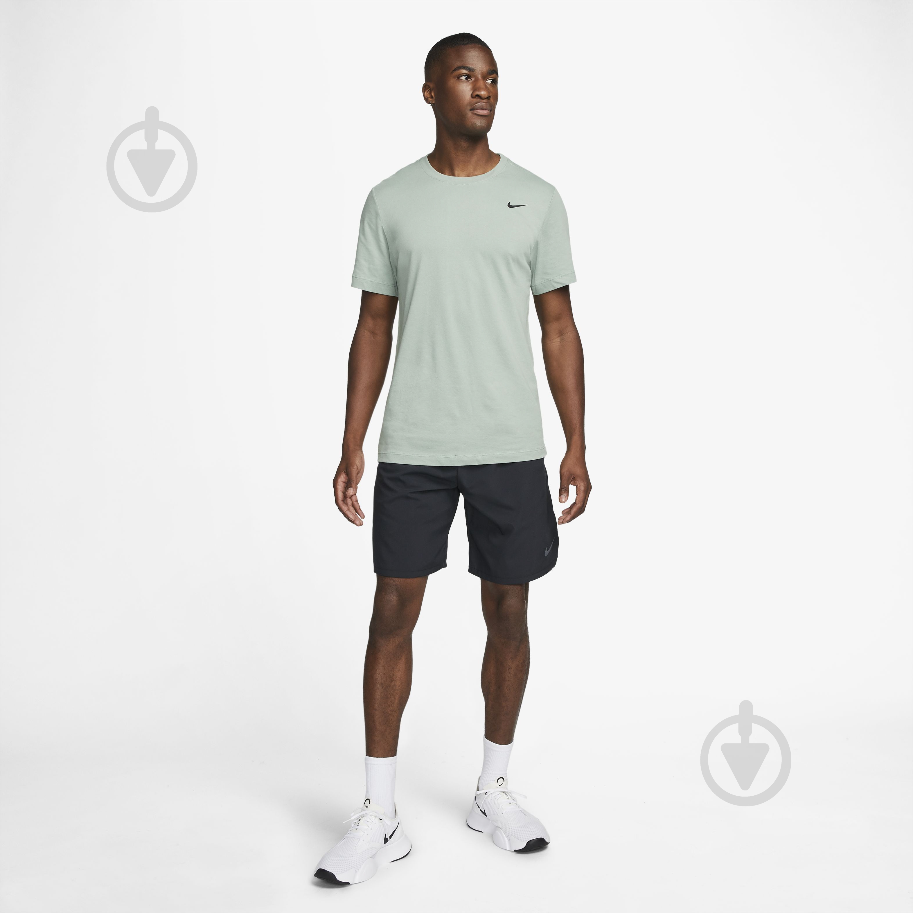 Футболка Nike M NK DF TEE DFC CREW SOLID AR6029-357 р.M белый - фото 4 Футболка Nike M NK DF TEE DFC CREW SOLID AR6029-357 р.M белый - фото 4