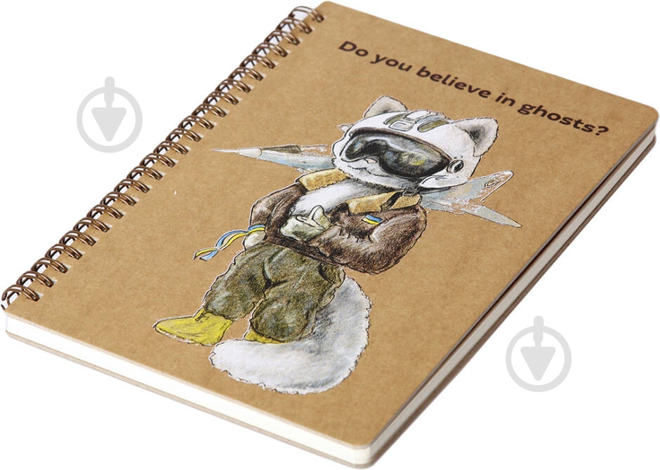 Блокнот для эскизов Кот. Призрак Киева А5 KIRI Sketch - фото 1 Блокнот для эскизов Кот. Призрак Киева А5 KIRI Sketch - фото 1