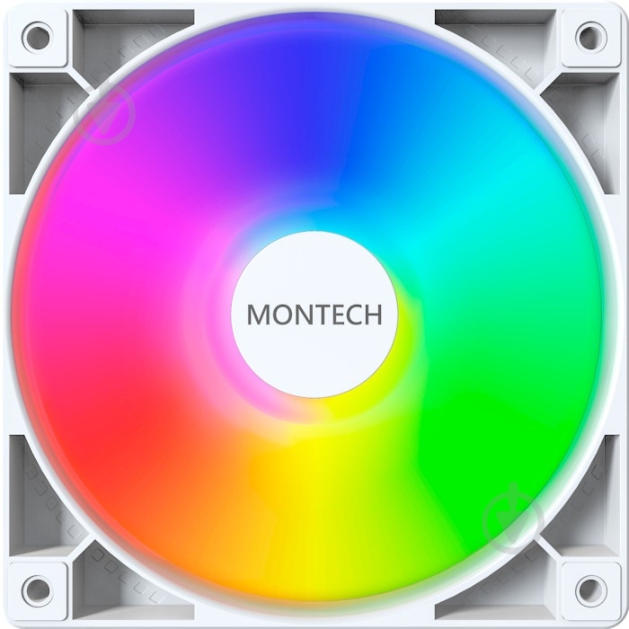 Вентилятор Montech GF120 ARGB PWM White - фото 1