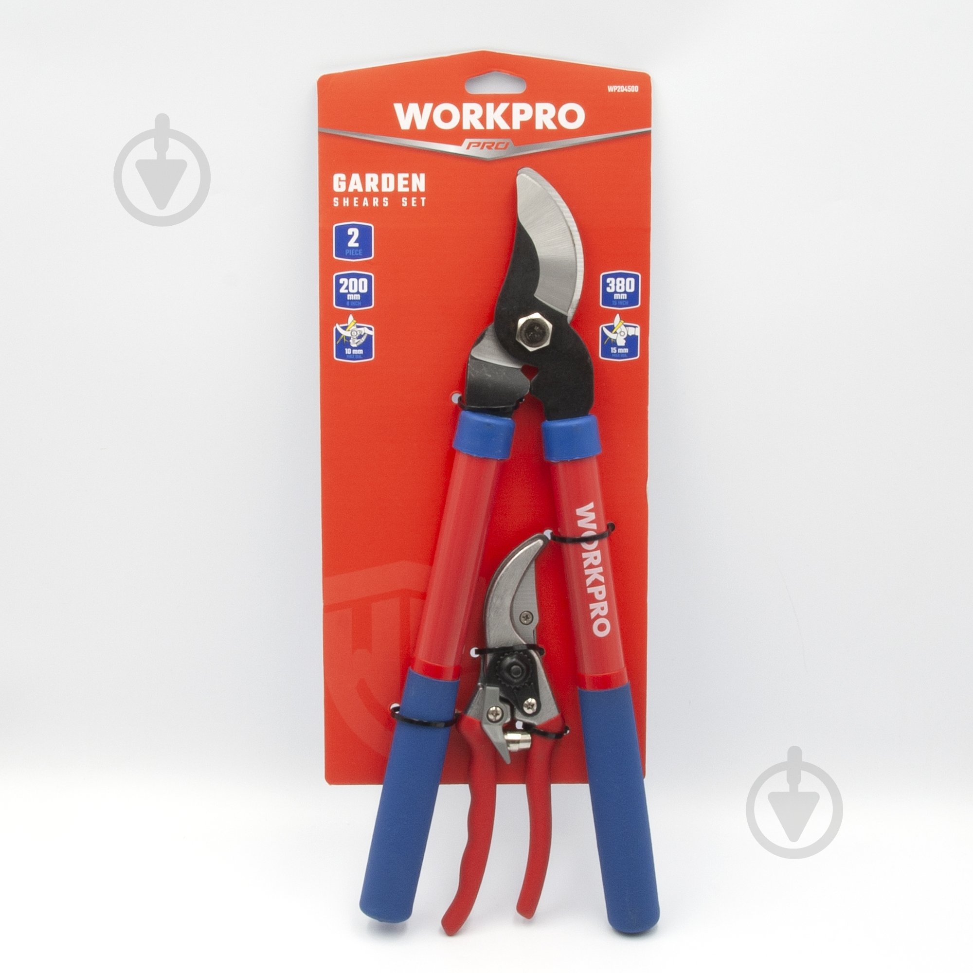 Набір садового інструменту WORKPRO сучкоріз та секатор PRO WP204500 - фото 1 Набір садового інструменту WORKPRO сучкоріз та секатор PRO WP204500 - фото 1