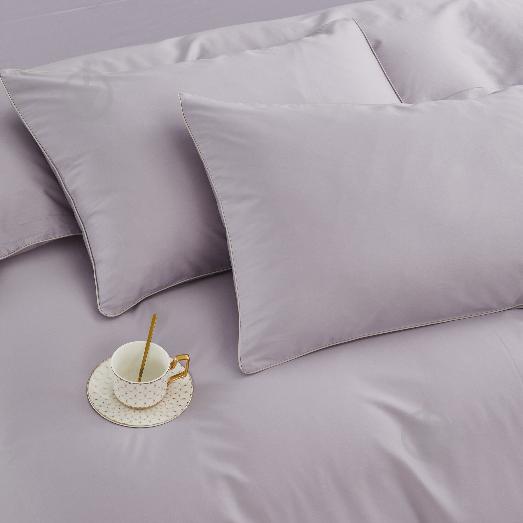 Комплект постельного белья Solid 2 однотонный серый La Nuit - фото 3 Комплект постельного белья Solid 2 однотонный серый La Nuit - фото 3