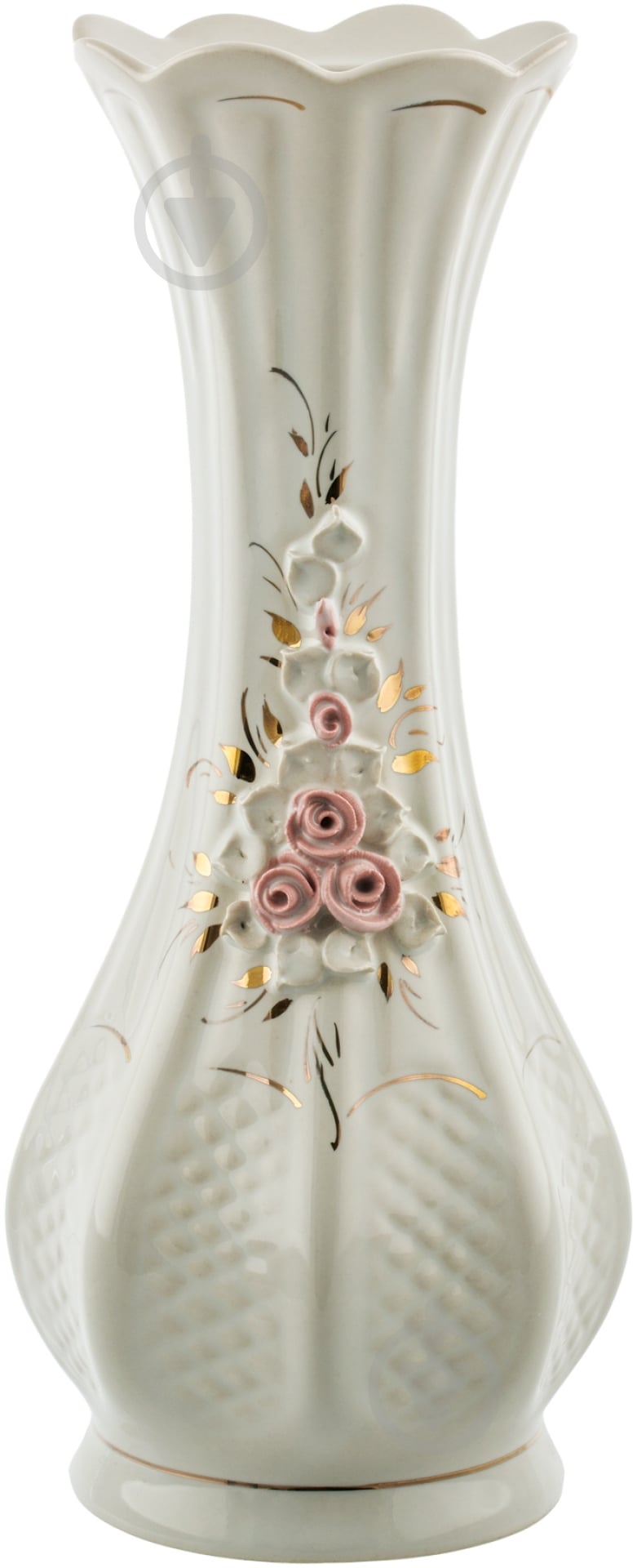 Ваза керамическая разноцветная Луковица 27х18 см - фото 1