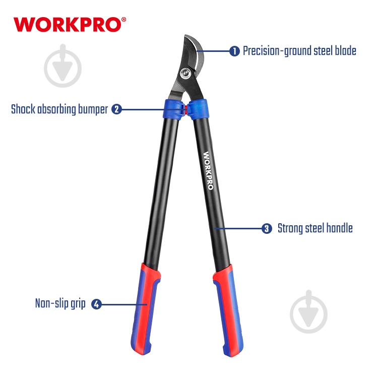 Гілкоріз WORKPRO PRO WP332019 - фото 3