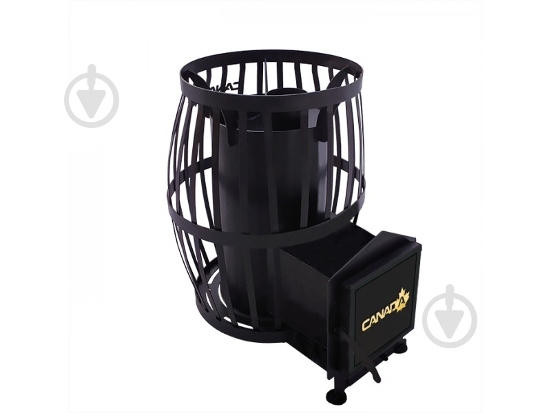 Піч-кам'янка Бочка на 20 куб.м - фото 1