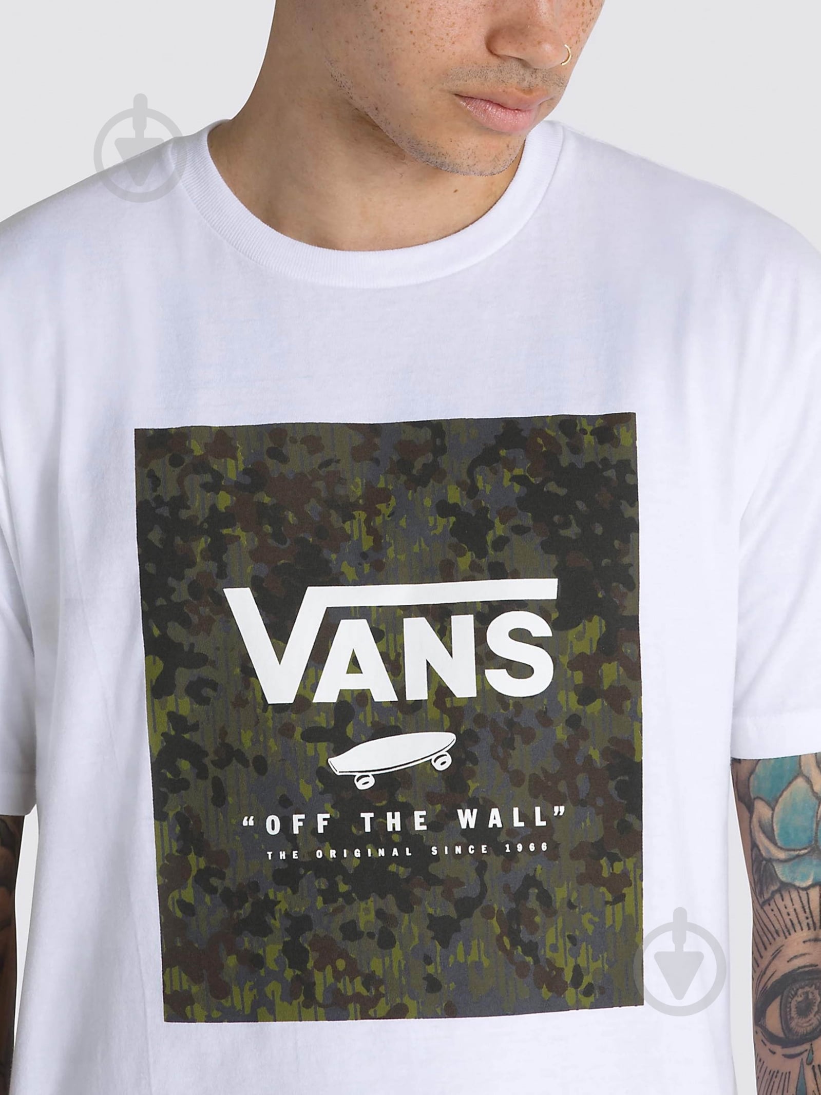 Футболка Vans CLASSIC PRINT BOX VN0A5E7YCB71 р.XL білий - фото 2 Футболка Vans CLASSIC PRINT BOX VN0A5E7YCB71 р.XL білий - фото 2