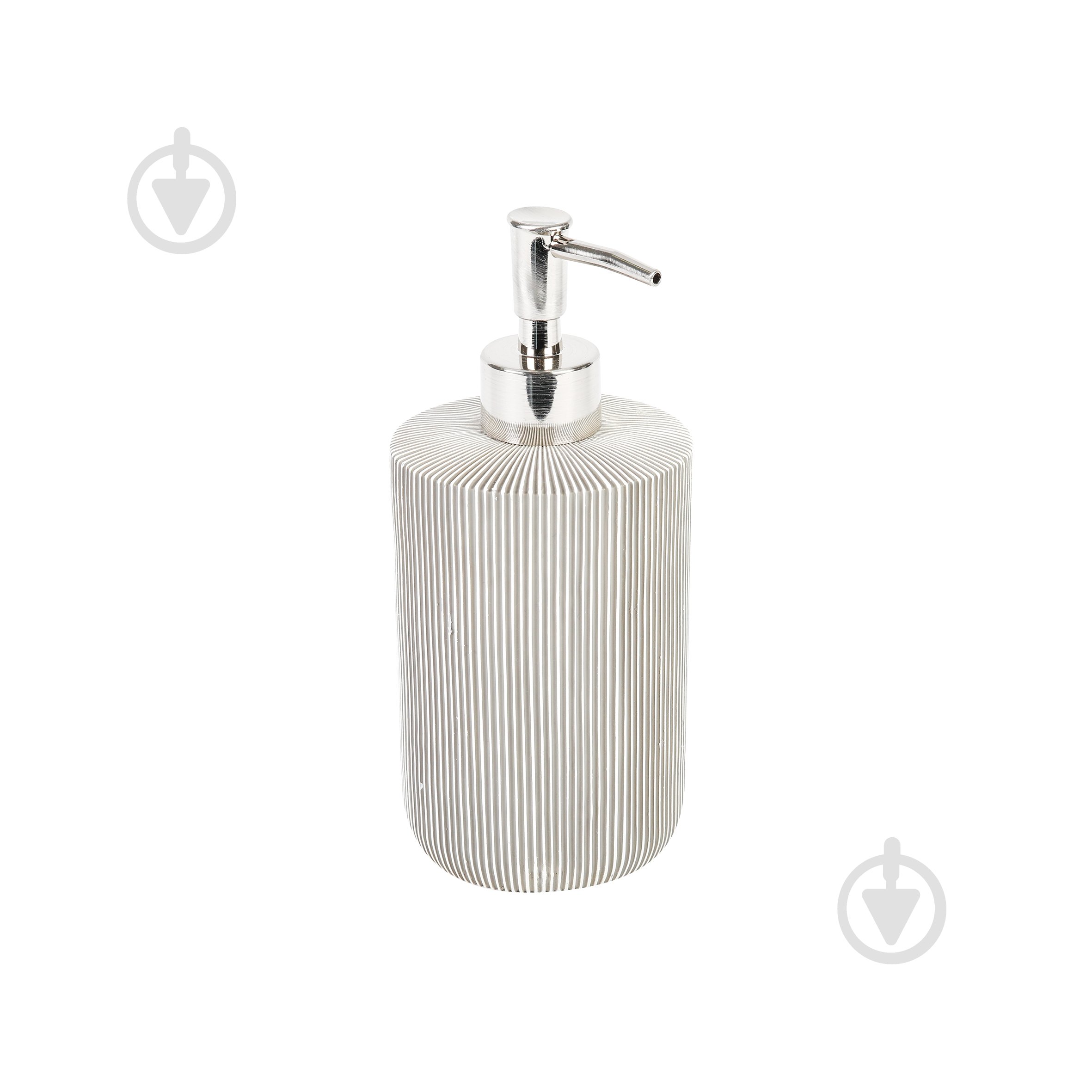 Дозатор для жидкого мыла Axentia Монтре серый (133904) - фото 1 Дозатор для жидкого мыла Axentia Монтре серый (133904) - фото 1