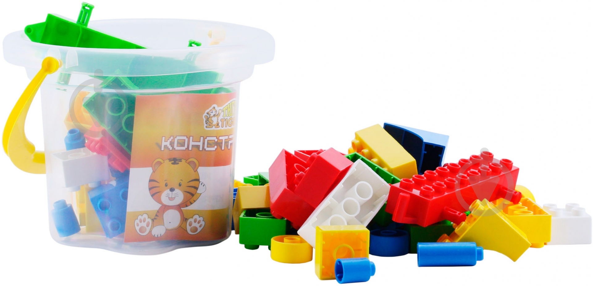 Конструктор Тигрес в ведре 39095 - фото 1