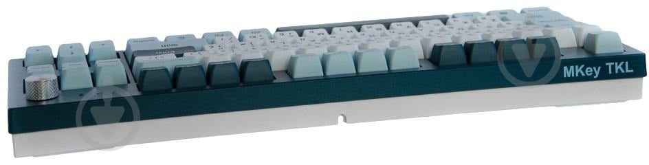 Клавиатура Montech USB TKL FB (MK87FB) blue/white - фото 2