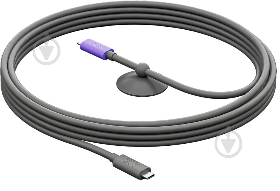 Кабель Logitech Active USB Cable 5 м сірий (952-000195) - фото 1 Кабель Logitech Active USB Cable 5 м сірий (952-000195) - фото 1