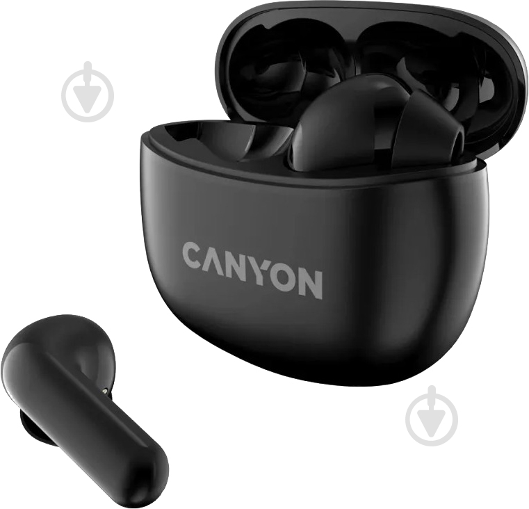 Наушники Canyon TWS-5 Bluetooth black (CNS-TWS5B) - фото 1
