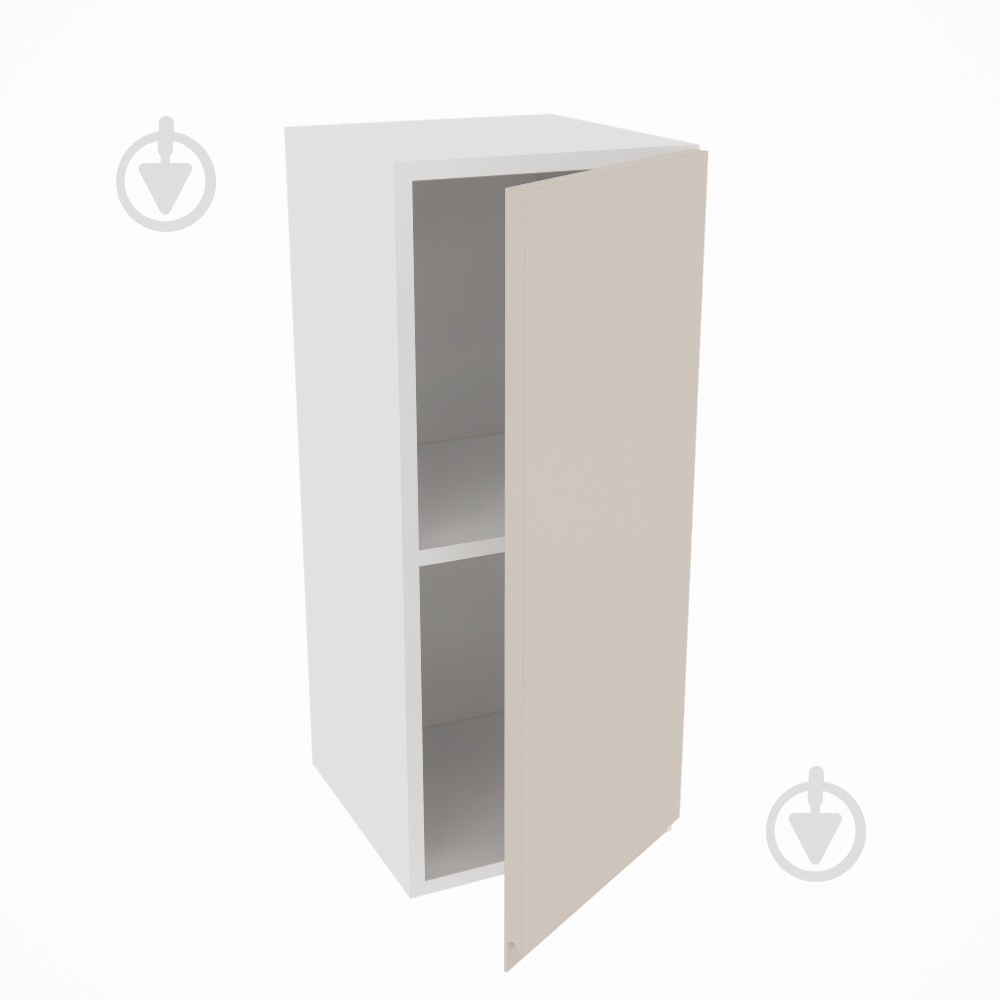 Шкаф Влада (В 30/30Ск правая) пломбир/белый Світ Меблів - фото 2 Шкаф Влада (В 30/30Ск правая) пломбир/белый Світ Меблів - фото 2