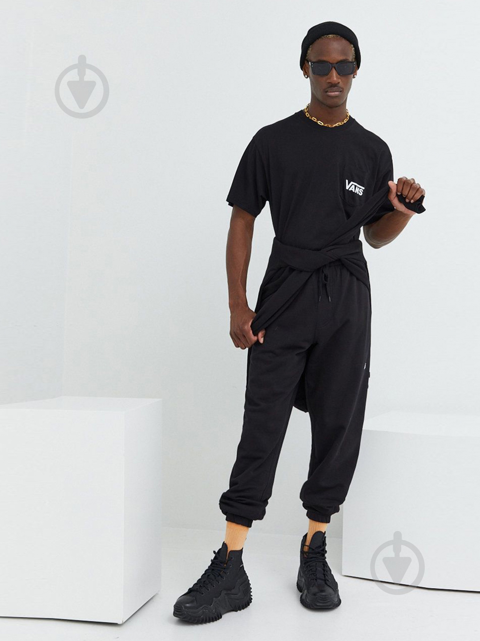 Брюки Vans CORE BASIC FLEECE PANT VN0A7YDTBLK1 р. M черный - фото 3