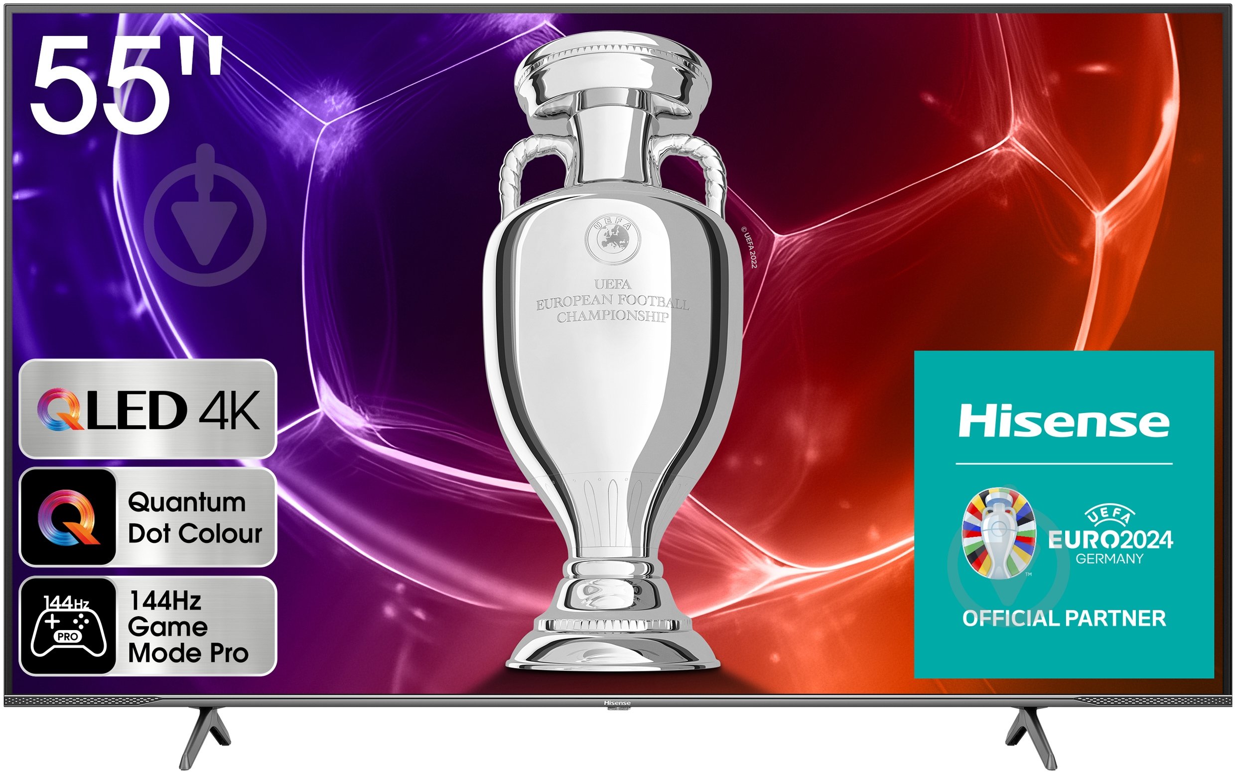 Телевізор Hisense 55E7KQ PRO - фото 1