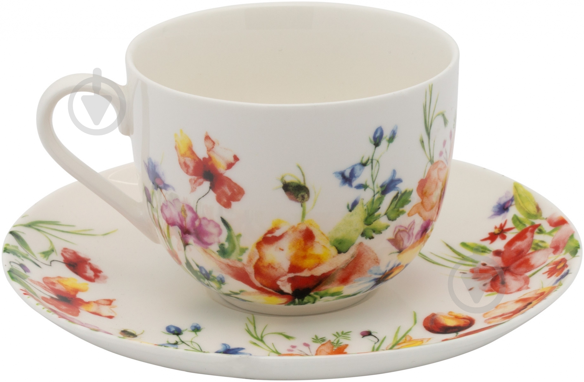 Чашка с блюдцем Krauff Colibri 230 мл 21-244-036 - фото 1 Чашка с блюдцем Krauff Colibri 230 мл 21-244-036 - фото 1