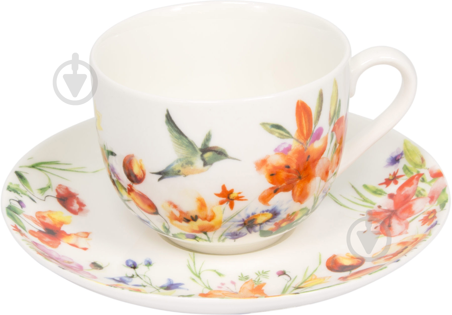 Чашка с блюдцем Krauff Colibri 100 мл 21-244-037 - фото 1