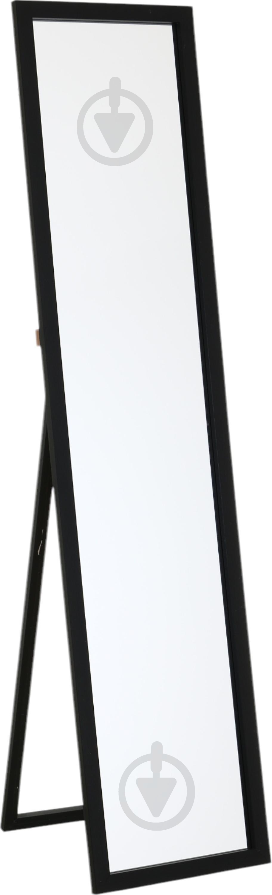 Зеркало Милано 350x1500 мм черный - фото 1