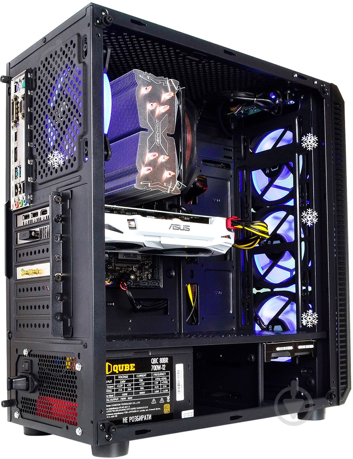 Компьютер персональный Artline Gaming X73 (X73v09) black - фото 5