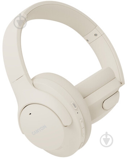 Навушники Canyon OnRiff 10 ANC Bluetooth beige (CNS-CBTHS10BG) - фото 5