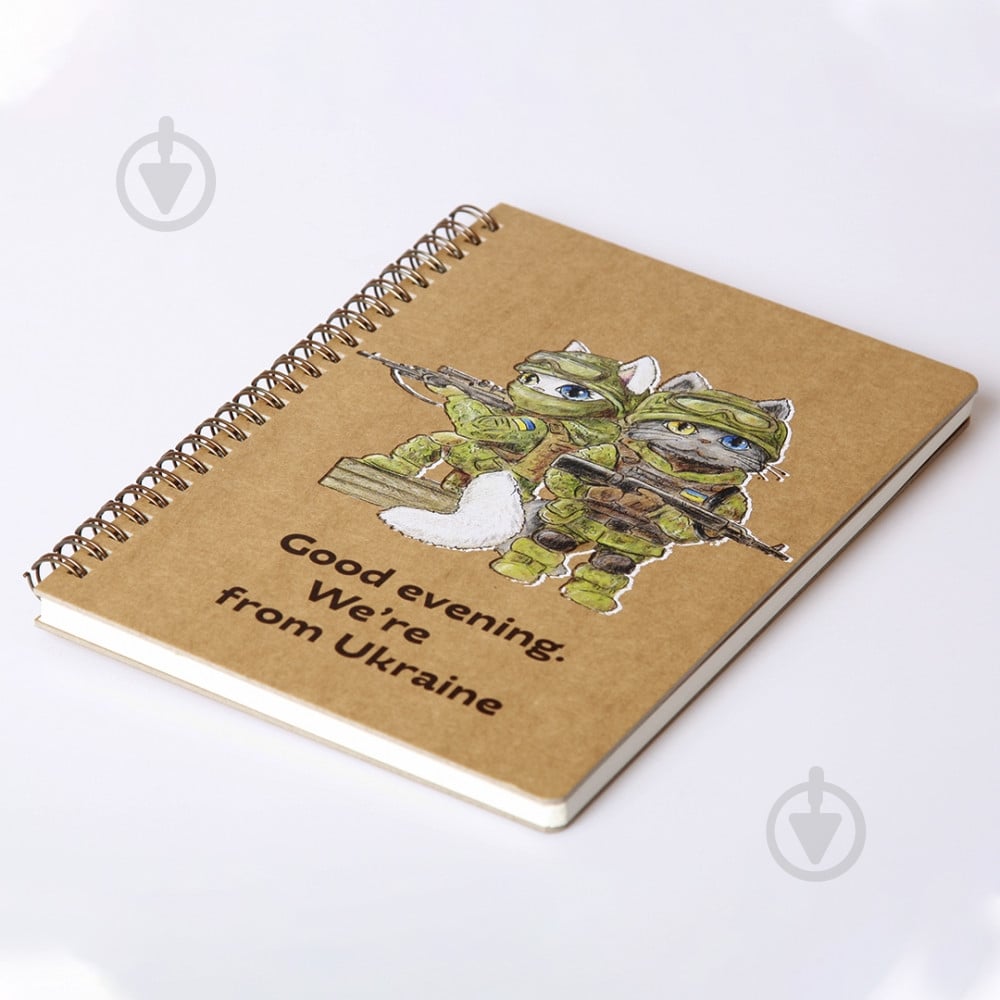 Блокнот Коты. Военные ВСУ А5 KIRI Sketch - фото 1