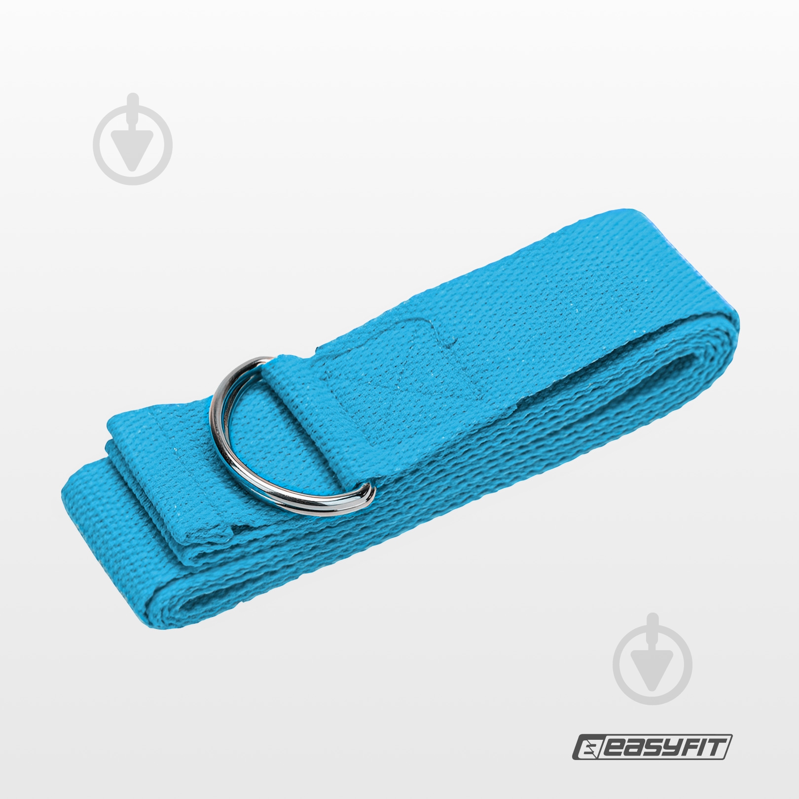 Ремень для йоги EasyFit светло-голубой - фото 3 Ремень для йоги EasyFit светло-голубой - фото 3