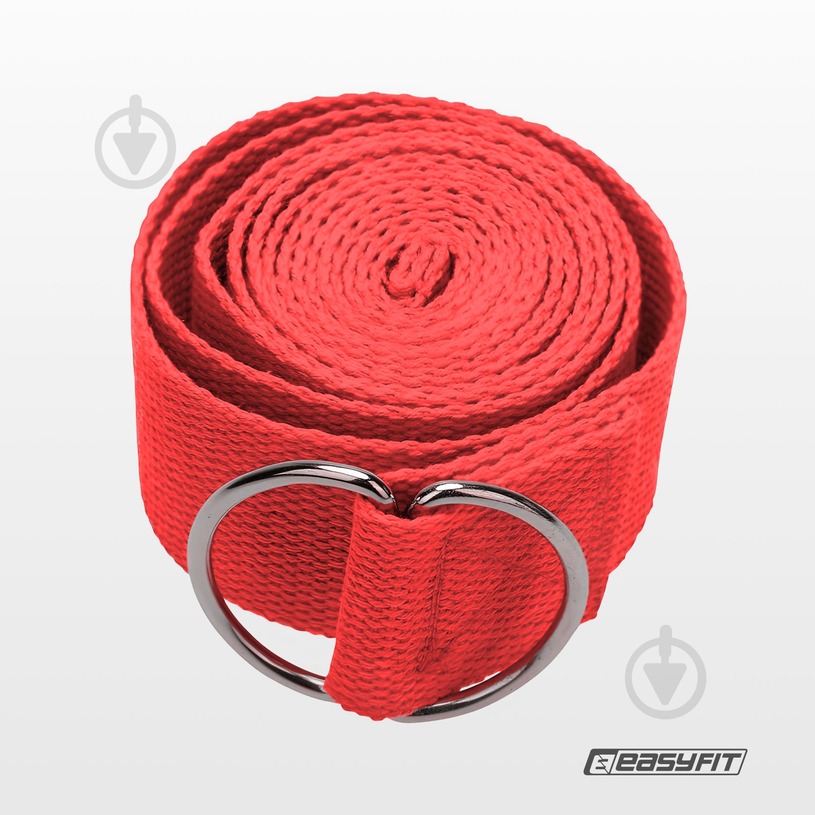 Ремінь для йоги EasyFit червоний - фото 4 Ремінь для йоги EasyFit червоний - фото 4