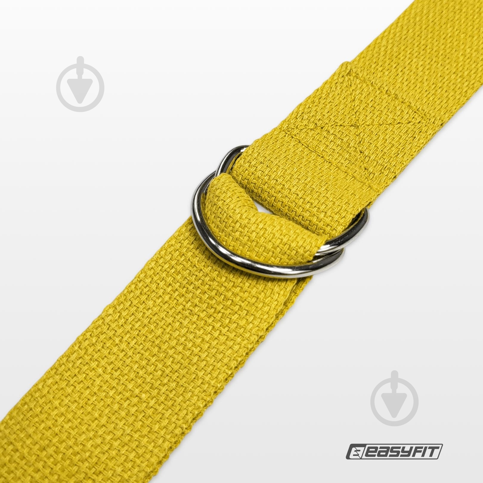 Ремінь для йоги EasyFit жовтий - фото 5 Ремінь для йоги EasyFit жовтий - фото 5