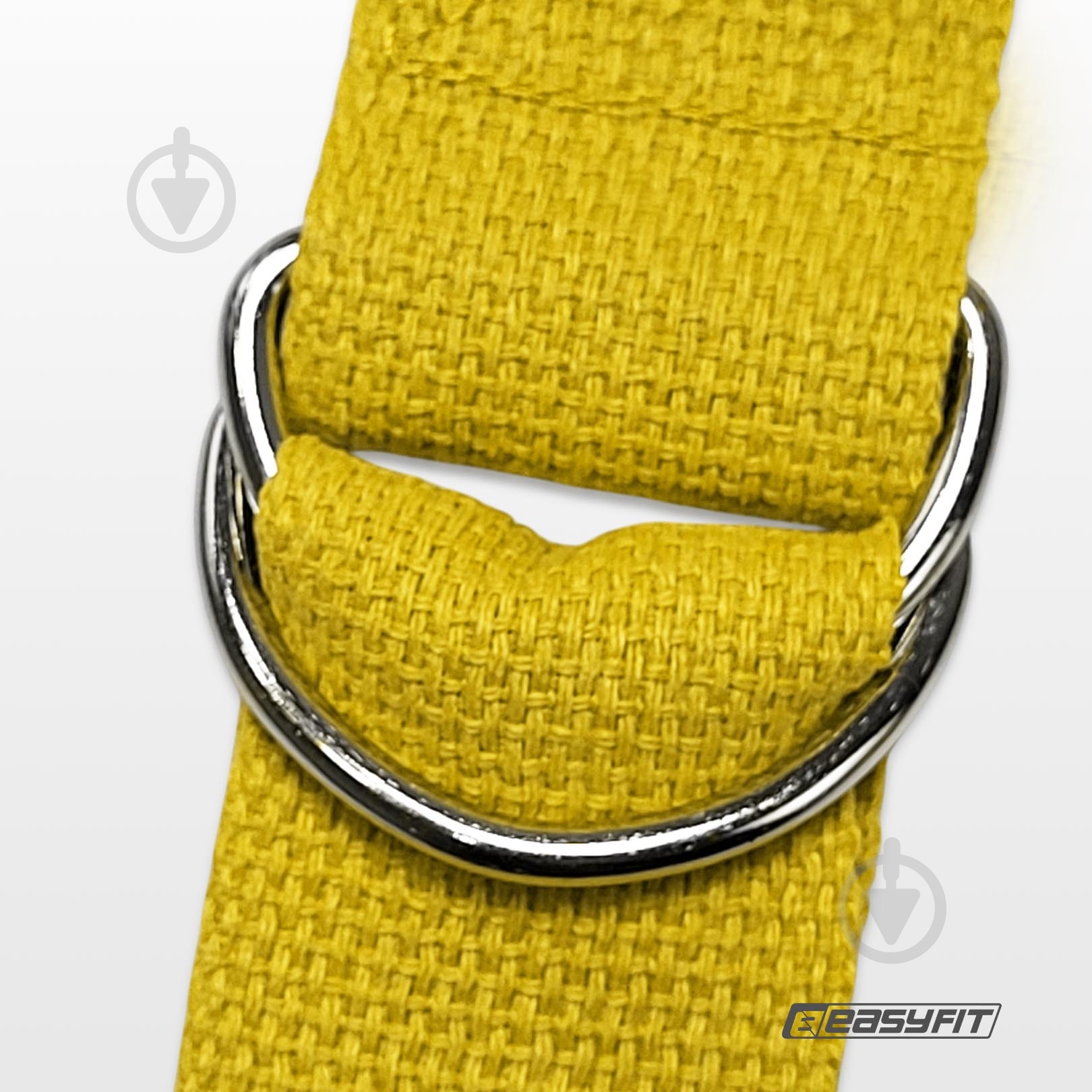 Ремінь для йоги EasyFit жовтий - фото 7 Ремінь для йоги EasyFit жовтий - фото 7