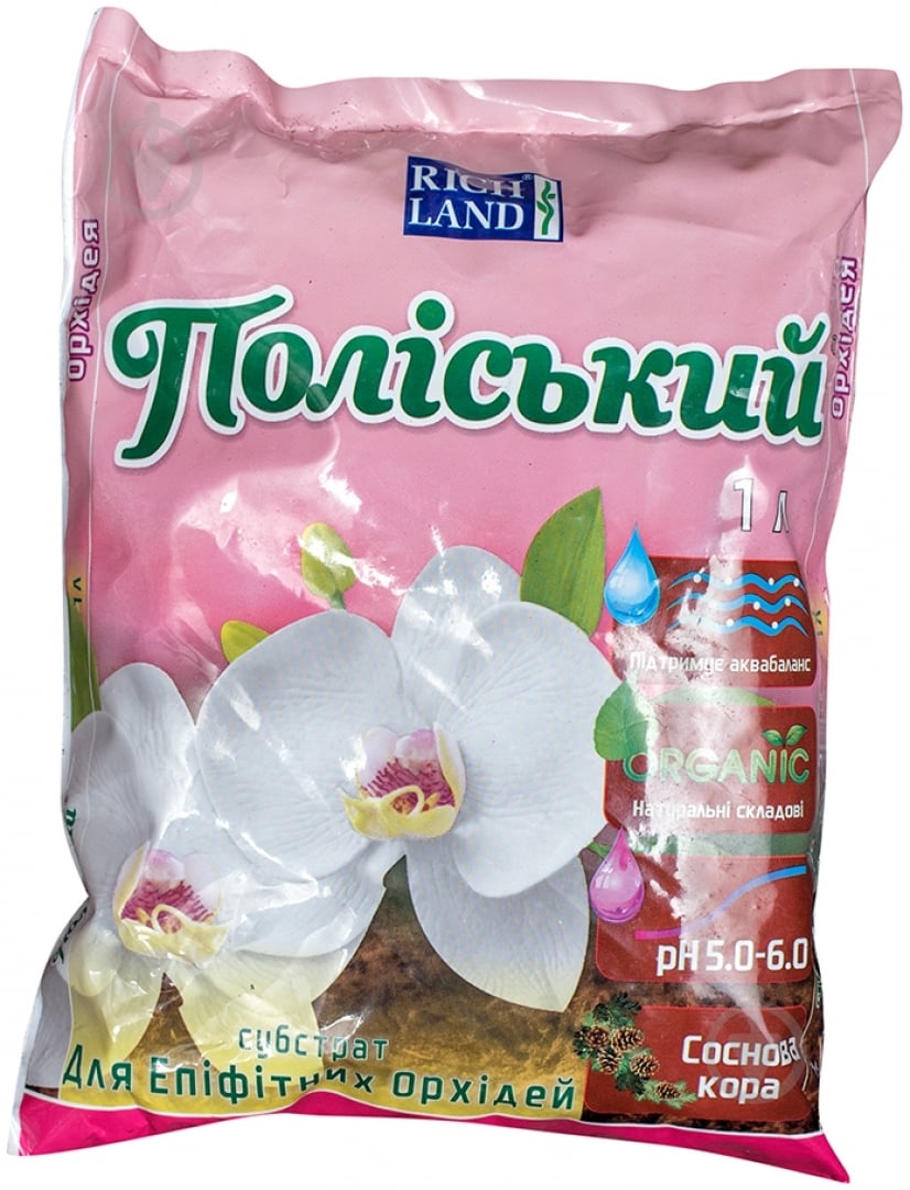 Субстрат Поліський для орхидей 1 л - фото 1