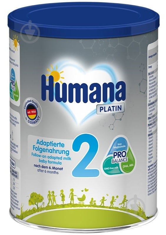 Суха молочна суміш Humana Платін 2 - фото 1