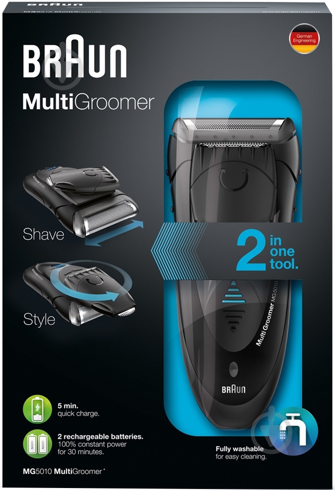 Електробритва Braun MultiGroomer MG5010 2-в-1 - фото 3 Електробритва Braun MultiGroomer MG5010 2-в-1 - фото 3