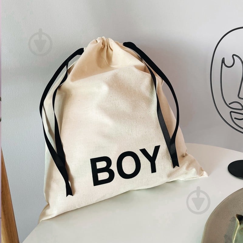 Органайзер текстильный Organize M-boy Boy хлопковый для вещей светлый 350x300 мм - фото 3