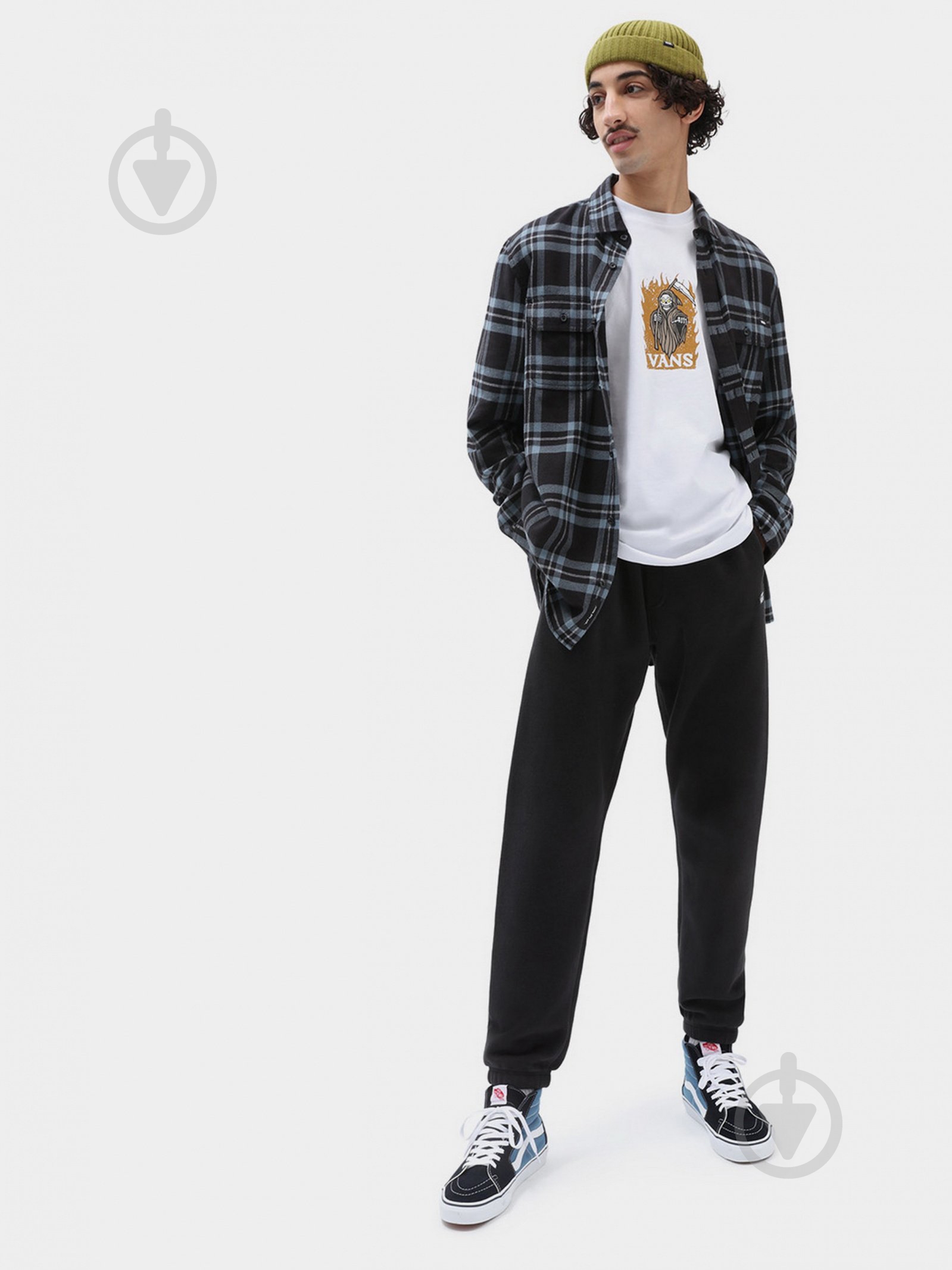 Штани Vans COMFYCUSH SWEATPANT VN0A4OONBLK1 р. S чорний - фото 4 Штани Vans COMFYCUSH SWEATPANT VN0A4OONBLK1 р. S чорний - фото 4