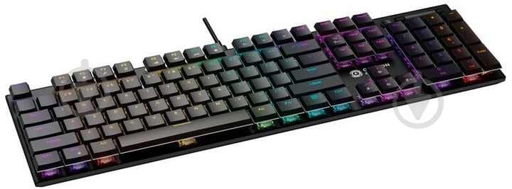 Клавиатура Canyon Cometstrike GK-55 RGB ENG/UKR (CND-SKB55-US) black - фото 3 Клавиатура Canyon Cometstrike GK-55 RGB ENG/UKR (CND-SKB55-US) black - фото 3