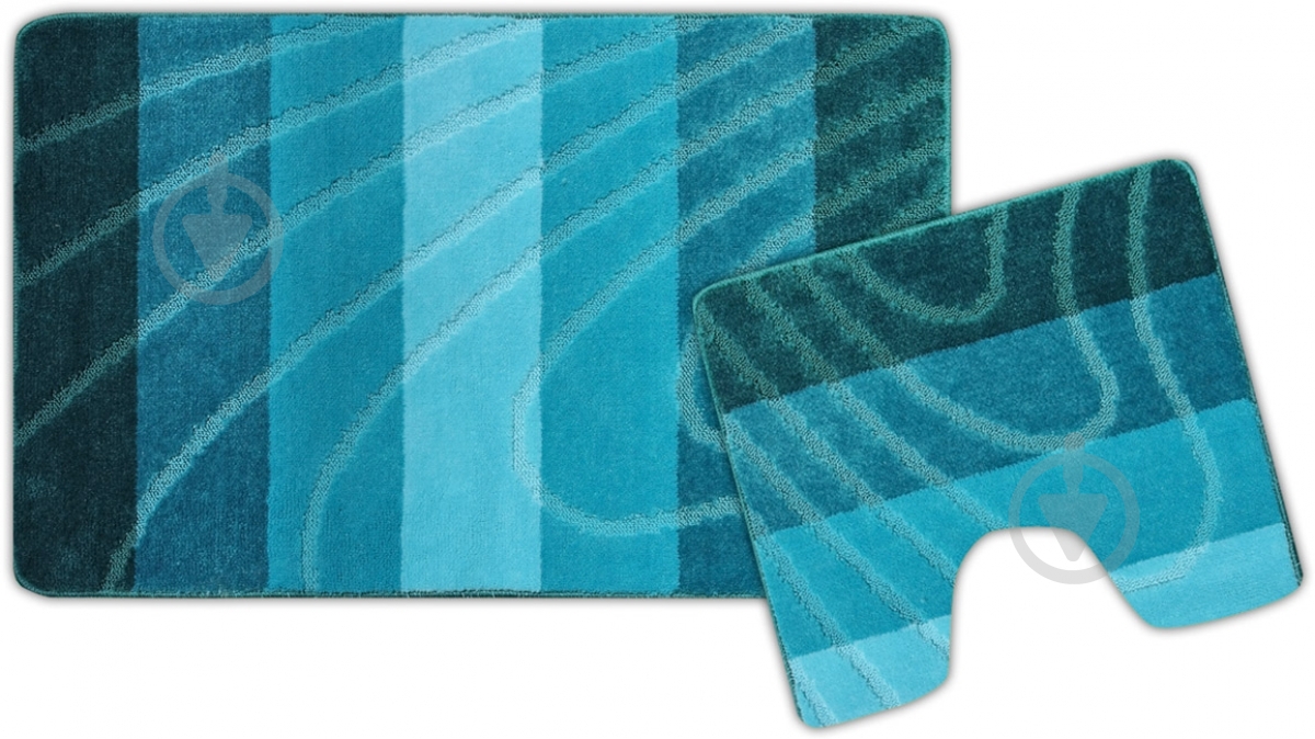 Набор ковриков Vonaldi Colorline Bari Aqua - фото 4