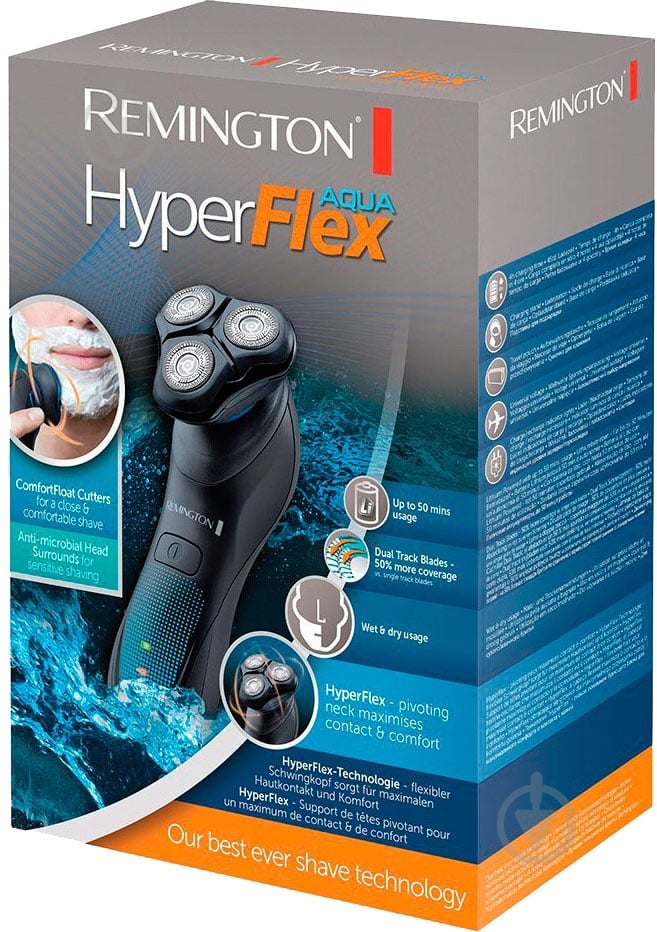 Электробритва Remington XR1430 HyperFlex Aqua - фото 5 Электробритва Remington XR1430 HyperFlex Aqua - фото 5