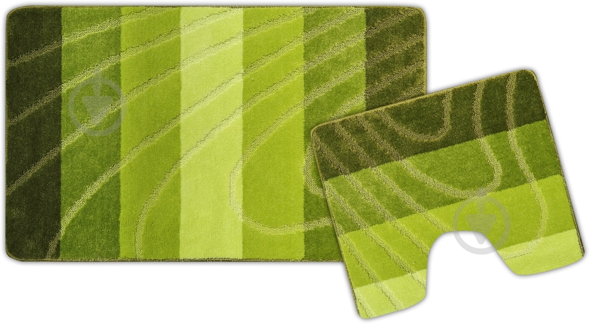 Набор ковриков Vonaldi Colorline BARI Pistachio Yesil - фото 1