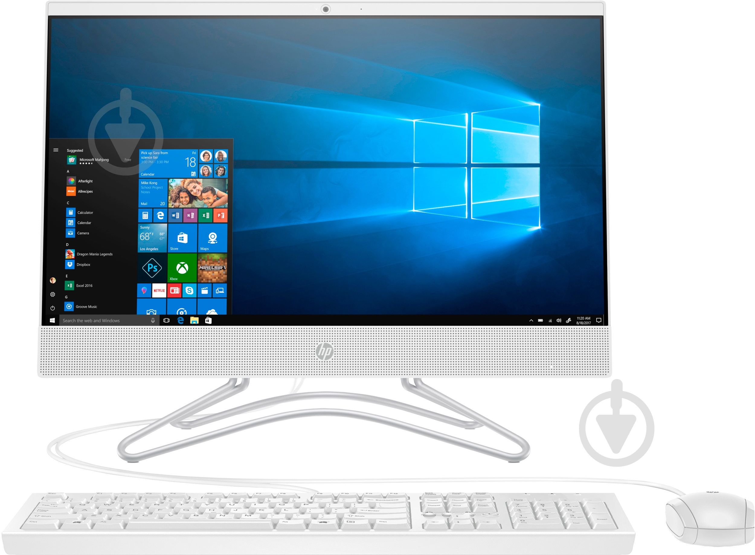 Моноблок HP Pavilion All-in-One 200 G3 21.5" (3VA41EA) white - фото 1 Моноблок HP Pavilion All-in-One 200 G3 21.5" (3VA41EA) white - фото 1