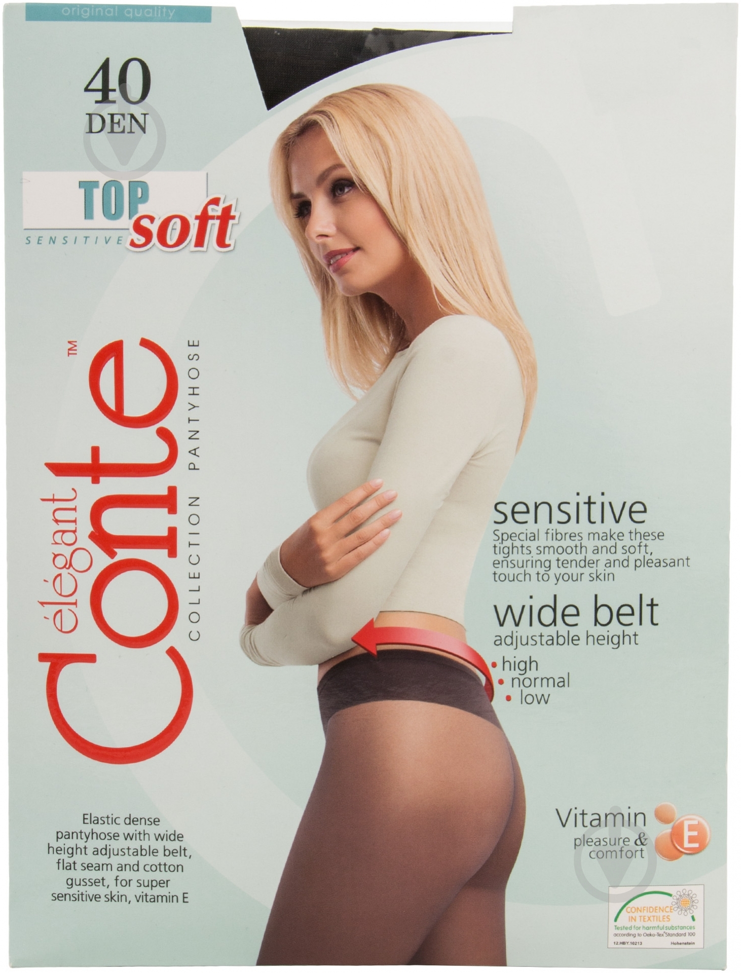 Колготки Conte Elegant TOP SOFT 40 den Grafit 3 графит - фото 1
