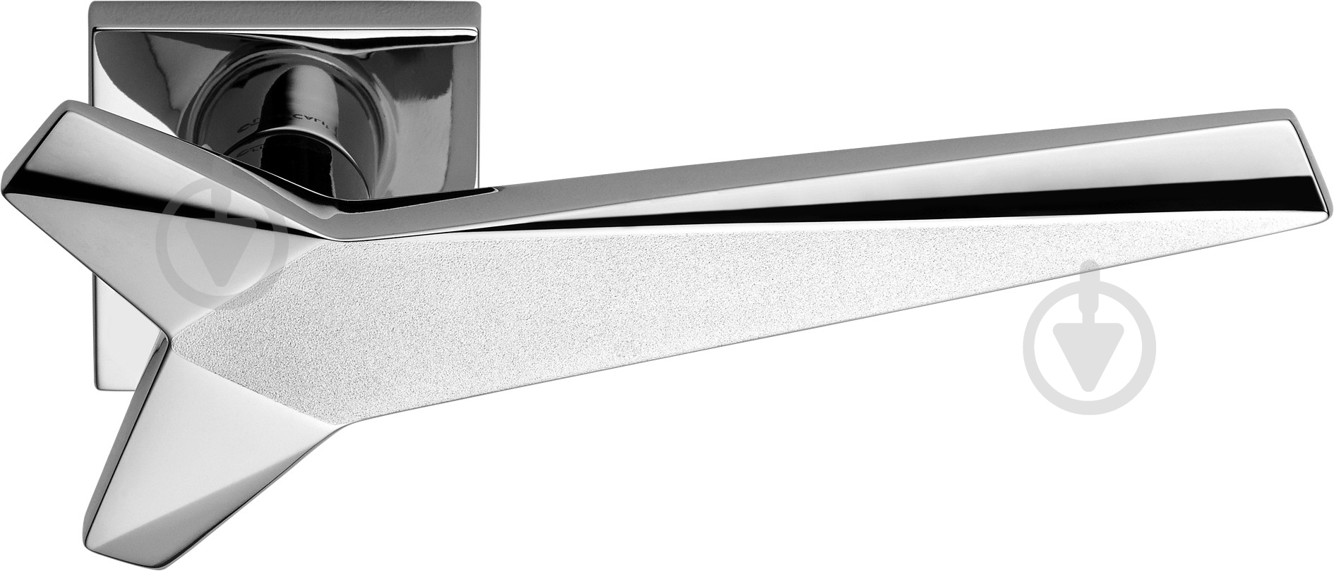 Ручка на розетке Linea Cali star 019 хром - фото 1 Ручка на розетке Linea Cali star 019 хром - фото 1